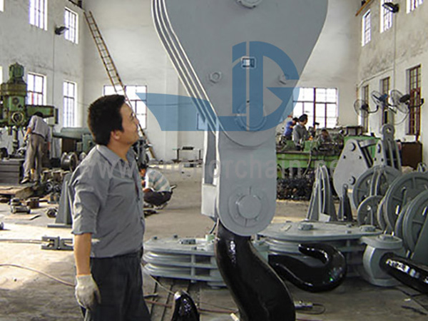 85Ton 2 Sheaves Khối chở hàng bằng thép