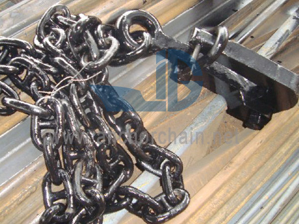 Lắp ráp nút chặn trượt Blake cho chuỗi neo tàu
