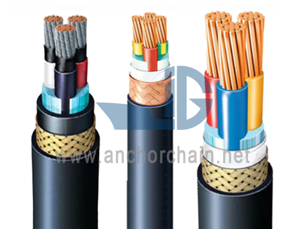 Cáp điều khiển và nguồn điện hàng hải bọc thép CJ86 EMC 0,61KV