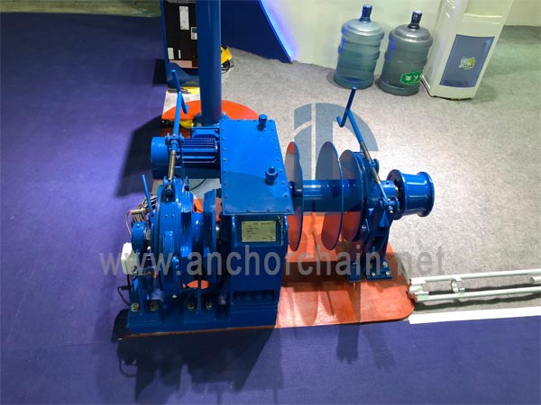 Tời neo thủy tinh kết hợp điện loại trục đôi