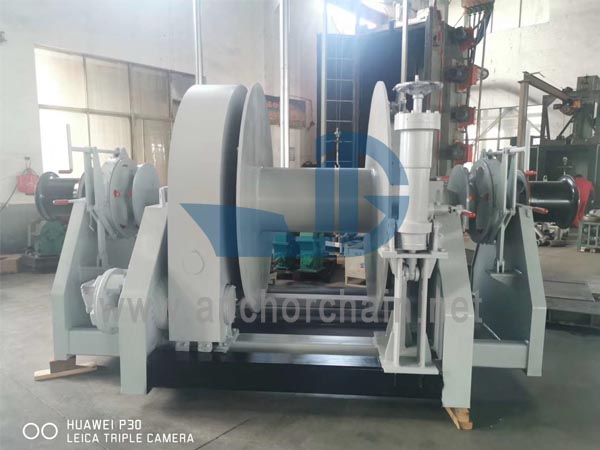 Tời neo thủy lực kết hợp thủy lực loại trục đôi
