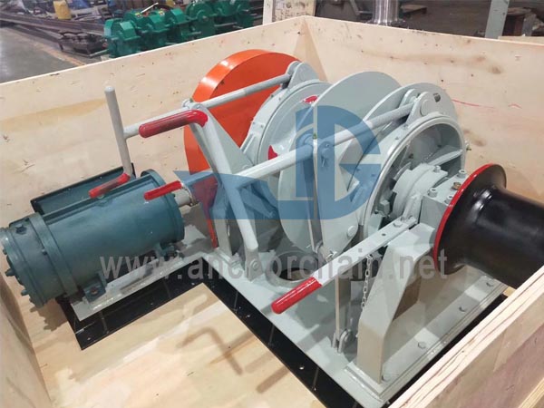 Tời neo thủy tinh kết hợp điện