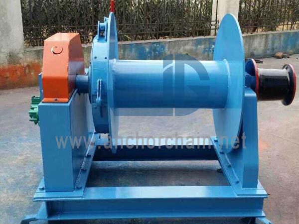 Tời neo trống thủy lực Singe