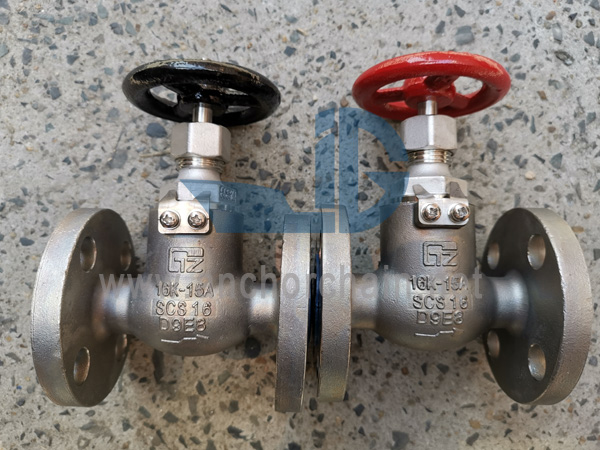 Van cầu kiểm tra trục vít bằng thép không gỉ 5K SCS16 JIS F 7351