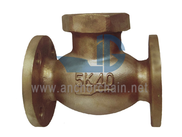 Van cầu kiểm tra thang máy 5K bằng đồng JIS F 7415 (Loại Bonnet Liên hiệp)
