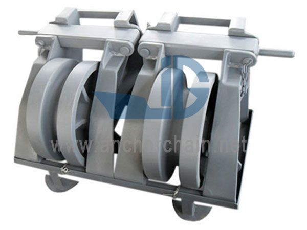 JIS F2033 Bộ chặn dây chuyền loại thanh lăn