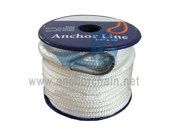 Dây neo bện đôi bằng nylon với ống nối Ss316