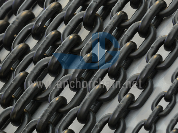 Chuỗi thép liên kết tròn để khai thác