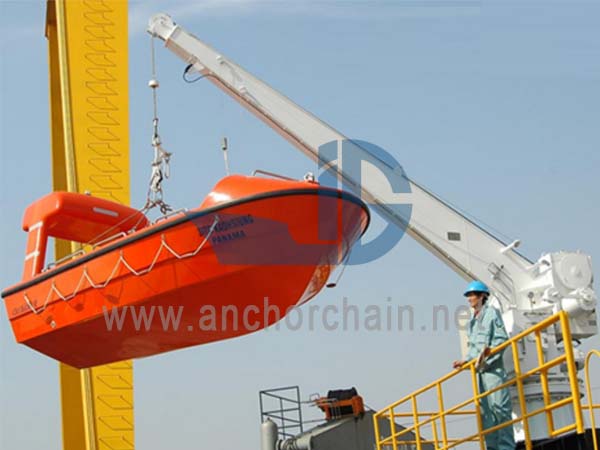Cánh tay đơn bằng tay Liferaft Davit