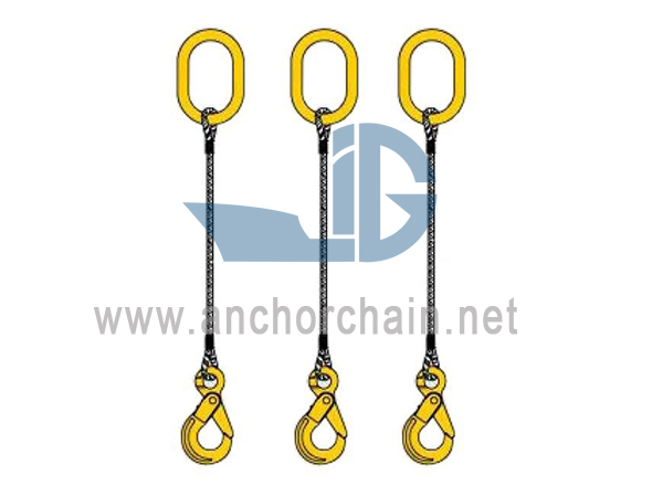 Slingle Leg Spliced ​​Wire Rope Sling để bán