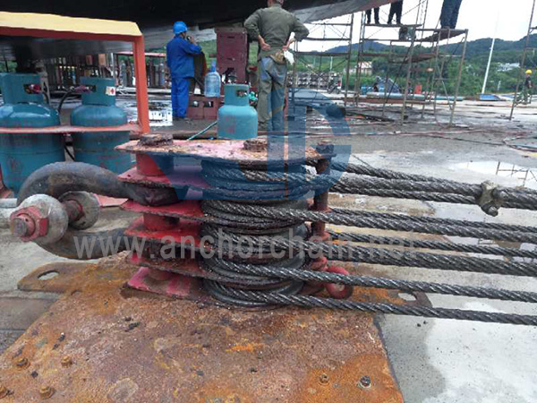 ZHC Series 7 Sheave Wire Rope Block cho hàm tàu